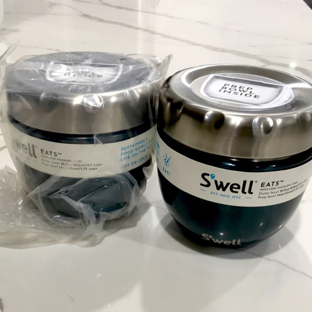 Swell Eats Insulated Stainless Steel bowl (price is for one bowl) - Picture 1 of 12